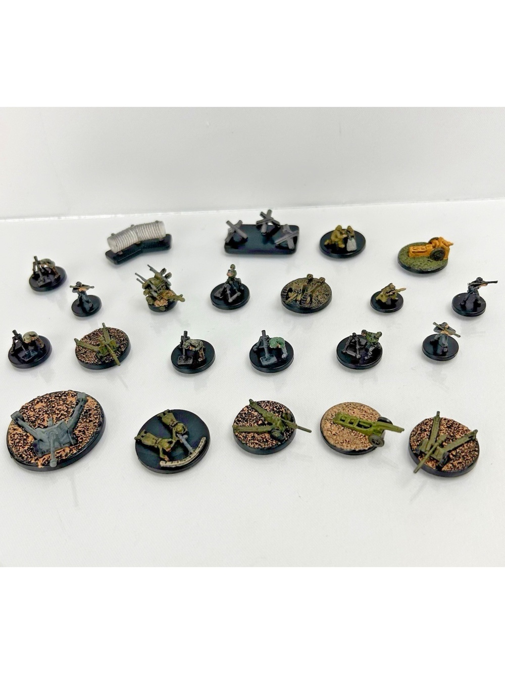 Axis & Allies Miniatures Wizards of the Coast Soldiers, Figures, Artillery, Guns